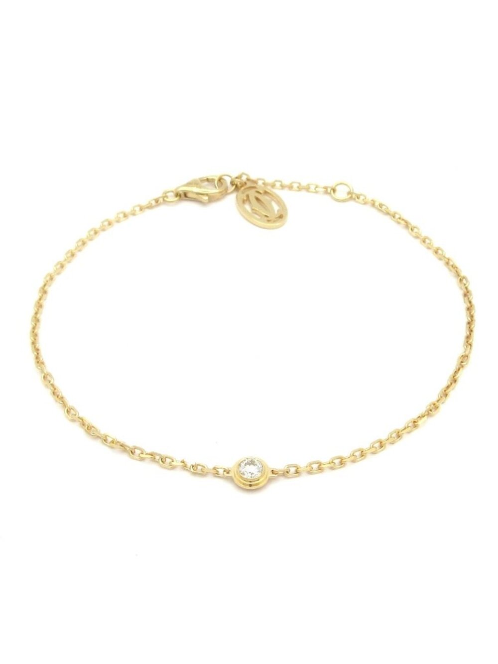Cartier Bracelet D'amour Small 18k Yellow Gold Diamond